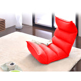 NNEAGS Foldable Tatami Floor Sofa Bed Meditation Lounge Chair Recliner Lazy Couch Red