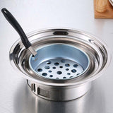 NNEAGS BBQ Grill Stainless Steel Portable Smokeless Charcoal Grill Home Outdoor Camping