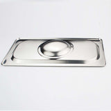 NNEAGS 2X GN Pan Lid Full Size 1/1 Stainless Steel Tray Top Cover