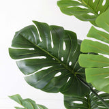 NNEAGS 113cm Artificial Indoor Potted Turtle Back Fake Decoration Tree Flower Pot Plant