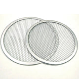 NNEAGS Round Seamless Aluminium Nonstick Grade Pizza Screen Baking Pan Set