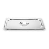 NNEAGS GN Pan Lid Full Size 1/3 Stainless Steel Tray Top Cover