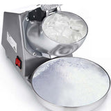 NNEAGS 2X 300W Dual Blade Electric Ice Shaver Machine Smoothie Maker