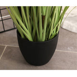 NNEAGS 150cm Green Artificial Indoor Potted Reed Grass Tree Fake Plant Simulation Decorative