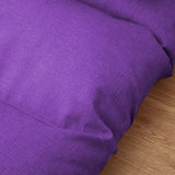 NNEAGS Lounge Floor Recliner Adjustable Lazy Sofa Bed Folding Game Chair Purple