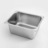 NNEAGS GN Pan Full Size 1/2 GN Pan 15cm Deep Stainless Steel With Lid