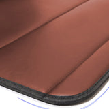 NNEAGS 4X Leather Car Boot Collapsible Foldable Trunk Cargo Organizer Portable Storage Box Coffee Medium