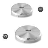 NNEAGS Stock Pot 17L 50L Top Grade Thick Stainless Steel Stockpot 18/10