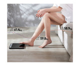 NNEAGS 2X 180kg Electronic Talking Scale Weight Fitness Glass Bathroom Scale LCD Display Stainless