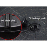 NNEAGS Portable Korean BBQ Butane Gas Stove Stone Grill Plate Non Stick Coated Round