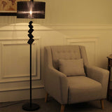 NNEAGS Floor Lamp Metal Base Standing Light with Dark Shade Tall Lamp