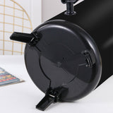 NNEAGS 2X 16L Stainless Steel Insulated Milk Tea Barrel Hot and Cold Beverage Dispenser Container with Faucet Black