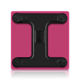 NNEAGS Glass LCD Digital Body Fat Scale Bathroom Electronic Gym Water Weighing Scales Pink