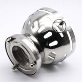 NNEAGS Stainless Steel Mini Asian Buffet Hot Pot Single Person Shabu Alcohol Stove Burner with Glass Lid