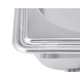 NNEAGS 2X Single Tray Stainless Steel Chafing Catering Dish Food Warmer