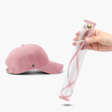 NNEAGS 2X Outdoor Protection Hat Anti-Fog Pollution Dust Protective Cap Full Face HD Shield Cover Kids Pink