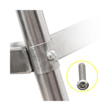 NNEAGS 2X 3 Tier 75x40x83.5cm Stainless Steel Kitchen Dinning Food Cart Trolley Utility Size Small