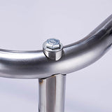 NNEAGS 2X Stainless Steel Square Soiled Linen Laundry Trolley Cart with Wheels Blue