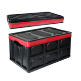 NNEAGS 4X 30L Collapsible Car Trunk Storage Multifunctional Foldable Box Black