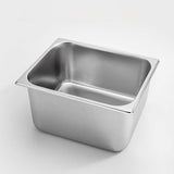 NNEAGS GN Pan Full Size 1/2 GN Pan 20cm Deep Stainless Steel Tray With Lid