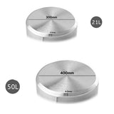 NNEAGS Stock Pot 21L 50L Top Grade Thick Stainless Steel Stockpot 18/10
