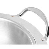 NNEAGS 2X Stainless Steel Round Buffet Chafing Dish Cater Food Warmer Chafer with Glass Top Lid
