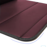 NNEAGS Leather Car Boot Collapsible Foldable Trunk Cargo Organizer Portable Storage Box Red Medium