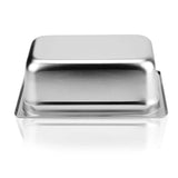 NNEAGS GN Pan Full Size 1/1 GN Pan 20cm Deep Stainless Steel Tray With Lid