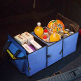 NNEAGS Car Portable Storage Box Waterproof Oxford Cloth Multifunction Organizer Blue