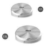 NNEAGS Stock Pot 12L 33L Top Grade Thick Stainless Steel Stockpot 18/10