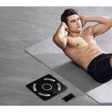 NNEAGS Wireless Bluetooth Digital Body Fat Scale Bathroom Weighing Scales Health Analyzer Weight Black