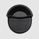 NNEAGS 2X 2 in 1 Cast Iron Ribbed Fry Pan Skillet Griddle BBQ and Steamboat Hot Pot