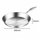 NNEAGS Dual Burners Cooktop Stove, 17L Stainless Steel Stockpot 28cm and 30cm Induction Fry Pan