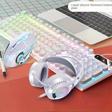 NNETM Ultimate Gaming and Office Keyboard and Mouse Set with Mechanical Touch and Headset - Wired