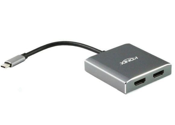NNEIDS 3.1 Type-C Male to Dual HDMI Converter | 20cm