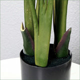 NNEAGS 120cm Artificial Green Indoor Traveler Banana Fake Decoration Tree Flower Pot Plant