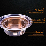 NNEAGS 2X BBQ Grill Stainless Steel Portable Smokeless Charcoal Grill Home Outdoor Camping