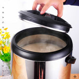 NNEAGS 4X 8L Portable Insulated Cold/Heat Coffee Tea Beer Barrel Brew Pot With Dispenser