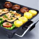 NNEAGS Electric Steamboat Asian Hot Pot Soup Maker Fondue Teppanyaki Hotpot Grill