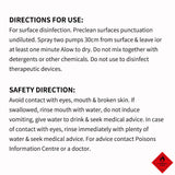 NNEAGS 500ml Standard Grade Disinfectant Anti-Bacterial Alcohol Spray Bottle