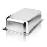 NNEAGS 4X GN Pan Full Size 1/1 GN Pan 15cm Deep Stainless Steel Tray With Lid
