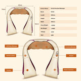 NNEAGS 2X Electric Kneading Neck Shoulder Arm Body Massager With Heat Health Care