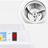NNEAGS 2X Ice Shaver Electric Stainless Steel Ice Crusher Slicer Machine 180KG/h 88