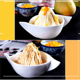 NNEAGS Ice Shaver Electric Stainless Steel Ice Crusher Slicer Machine 120KG/h