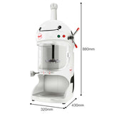 NNEAGS 2X 350W Ice Shaver Crusher Machine Automatic Snow Cone Maker