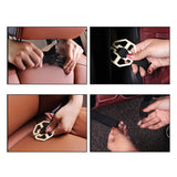 NNEAGS 2X Leather Car Back Seat Storage Bag Multi-Pocket Organizer Backseat and iPad Mini Holder White