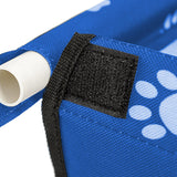 NNEAGS Waterproof Pet Booster Car Seat Breathable Mesh Safety Travel Portable Dog Carrier Bag Blue