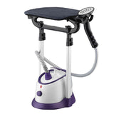 NNEAGS 2X Garment Steamer Vertical Twin Pole Clothes 1700ml 1800w Professional Steaming Kit Purple