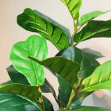 NNEAGS 120cm Green Artificial Indoor Qin Yerong Tree Fake Plant Simulation Decorative