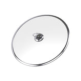 NNEAGS 28cm Stainless Steel Saucepan Sauce pan with Glass Lid and Helper Handle Triple Ply Base Cookware